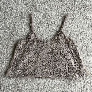 Adorable lace tank top